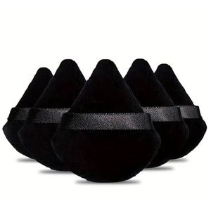 Brand New! 5 pcs Soft Velour Powder Puff For Loose Powder